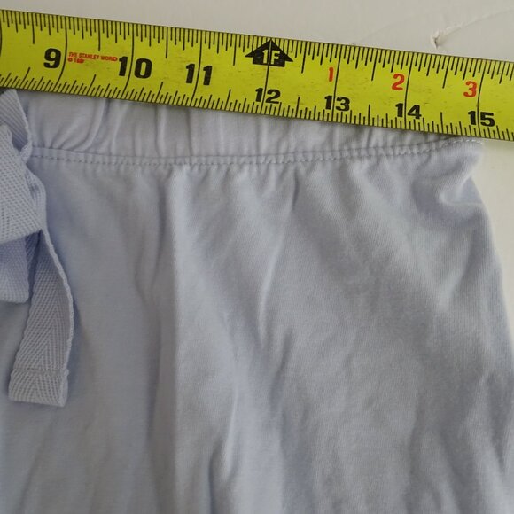 Amazon Essentials Light Blue Pajama Set Women Size M Button Up Top & Pants FLAW - Picture 13 of 16